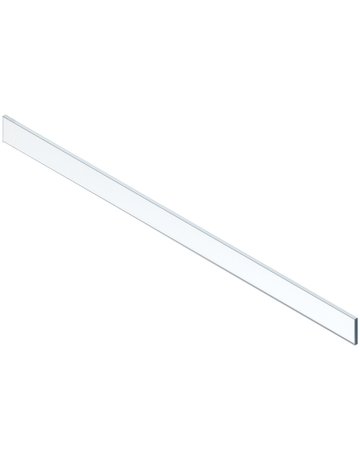 LEGRABOX Einschubelement - Vorne, Höhe C (70 mm), KB=1200 mm (18/19 mm), Glas klar, für LEGRABOX pure/free, klar - Blum