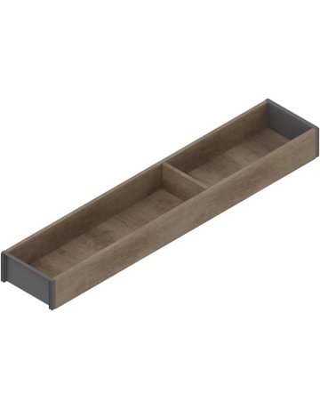 AMBIA-LINE Rahmen, für LEGRABOX/MERIVOBOX Schubkasten, Holzdesign, NL=550 mm, Breite=100 mm, Nebr.Eiche/oriongrau - Blum