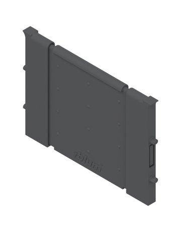 ORGA-LINE Querteiler, für TANDEMBOX/TANDEM Schubkasten, Breite=88 mm, R7037 staubgrau - Blum