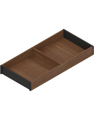 AMBIA-LINE Rahmen, für LEGRABOX/MERIVOBOX Schubkasten, Holzdesign, NL=450 mm, Breite=200 mm, Tenn.Nuss/carbonschw - Blum