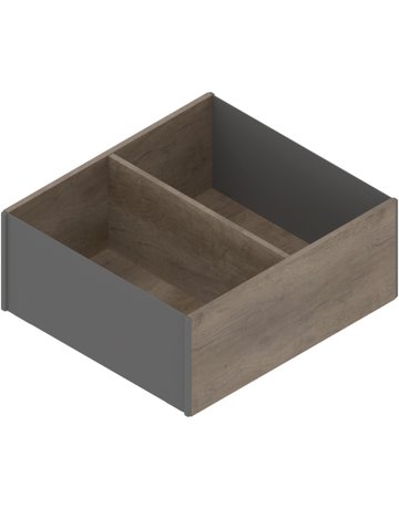AMBIA-LINE Rahmen, für LEGRABOX/MERIVOBOX Frontauszug, Holzdesign, ab NL=300 mm, Breite=242 mm, Nebr.Eiche/oriongrau - Blum
