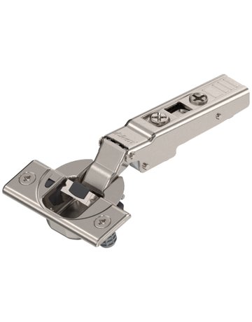 CLIP top BLUMOTION Standardscharnier 110° Spezial, Eckanschlag, Topf: Einpressen, vernickelt