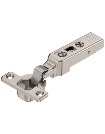 CLIP top Minischarnier 94°, Eckanschlag, Topf: Schrauben, vernickelt - Blum