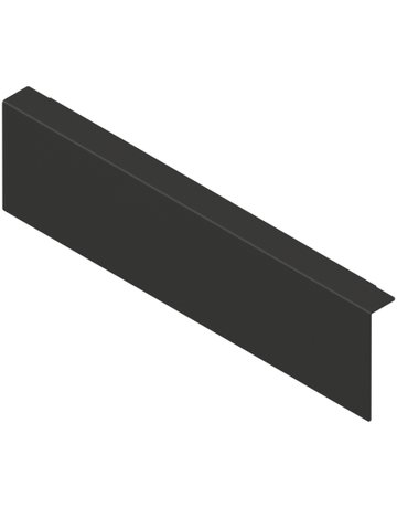 AMBIA-LINE Holzrückwandadapter, für LEGRABOX/MERIVOBOX Schubkasten Höhe M, Stahl, carbonschwarz matt - Blum