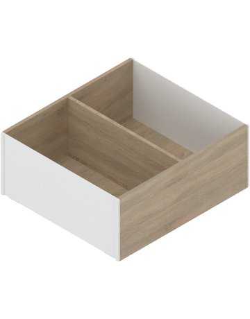 AMBIA-LINE Rahmen, für LEGRABOX/MERIVOBOX Frontauszug, Holzdesign, ab NL=300 mm, Breite=242 mm, Bard.Eiche/seidenwei - Blum