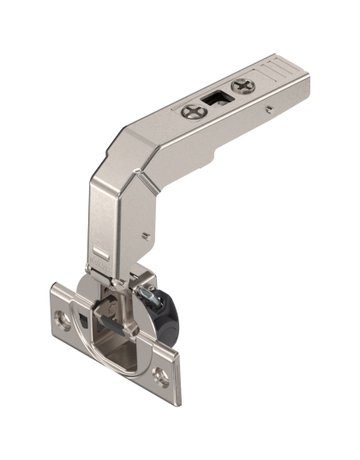 CLIP top BLUMOTION Stollenscharnier 95°, aufschlagend, Topf: Schrauben, vernickelt