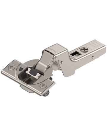 CLIP top BLUMOTION Standardscharnier 110°, Innenanschlag, Topf: Einpressen, vernickelt