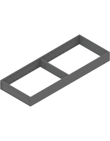 AMBIA-LINE Rahmen, für LEGRABOX/MERIVOBOX Schubkasten, Stahl, NL=550 mm, Breite=200 mm, oriongrau matt - Blum
