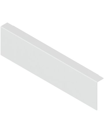 AMBIA-LINE Holzrückwandadapter, für LEGRABOX/MERIVOBOX Schubkasten Höhe M, Stahl, seidenweiss matt - Blum