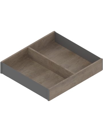 AMBIA-LINE Rahmen, für LEGRABOX/MERIVOBOX Schubkasten, Holzdesign, NL=300 mm, Breite=242 mm, Nebr.Eiche/oriongrau - Blum