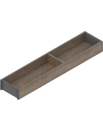 AMBIA-LINE Rahmen, für LEGRABOX/MERIVOBOX Schubkasten, Holzdesign, NL=500 mm, Breite=100 mm, Nebr.Eiche/oriongrau - Blum