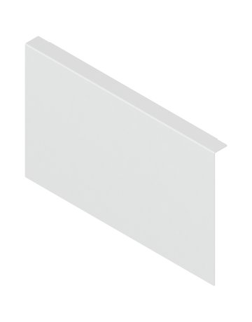 AMBIA-LINE Holzrückwandadapter, für LEGRABOX/MERIVOBOX Frontauszug Höhe C, Stahl, seidenweiss matt - Blum