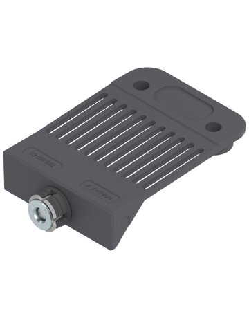 LEGRABOX Front-/Bodenstabilisierung, EXPANDO T, R7037 staubgrau - Blum