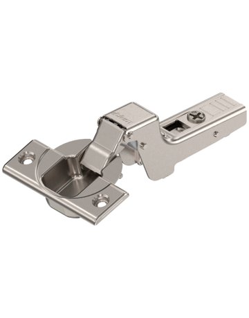 CLIP top Standardscharnier 110°, Innenanschlag, Topf: Schrauben, vernickelt - Blum