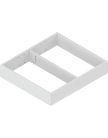 AMBIA-LINE Rahmen, für LEGRABOX/MERIVOBOX Schubkasten, Stahl, NL=300 mm, Breite=242 mm, seidenweiss matt - Blum