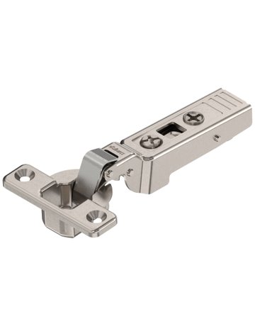 CLIP top Minischarnier 94°, Mittelanschlag, Topf: Schrauben, vernickelt - Blum