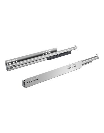 Auszugsführung Quadro V6+ für Push to open Silent, NL 620 mm, EB 12,5 mm, links und rechts - Hettich