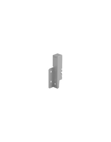 Rückwandverbinder ArciTech 126 mm, silber, rechts - Hettich