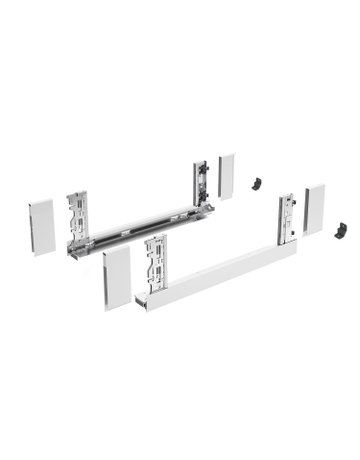 MB-Schubkastenzarge,Nennl.650mm,weiß AvanTech YOU 9353296,links und rechts - Hettich