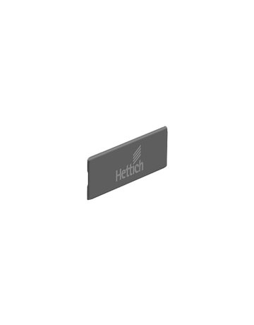 InnoTech Atira Abdeckkappe, dunkelgrau, mit Hettich Logo
