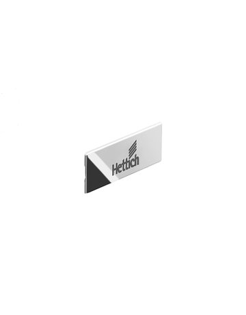 InnoTech Atira Abdeckkappe, Chrom Optik, mit Hettich Logo
