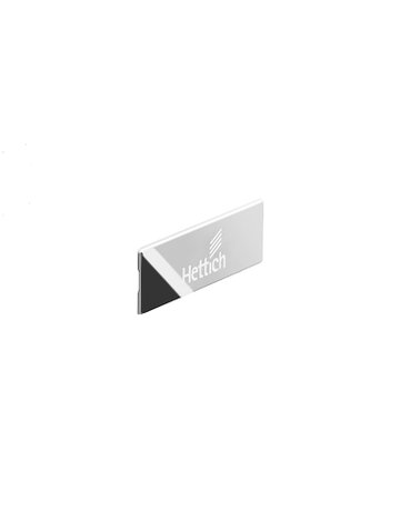 InnoTech Atira Abdeckkappe, Chrom Optik, mit Hettich Logo