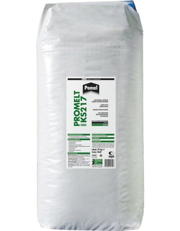 Schmelzkleber Promelt Fit KS 217 weiß, Sack à 25 kg, PFITW - Ponal