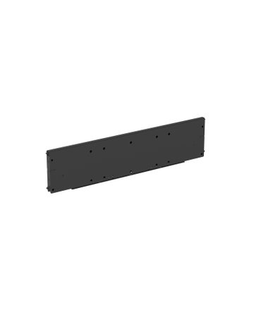 Trennwand, 400 mm, Stahl, schwarz - Hettich