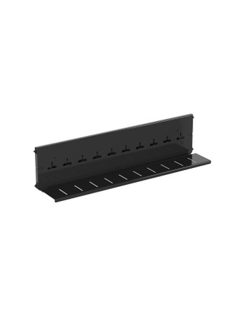 Karteibahn, 600 mm, schwarz - Hettich