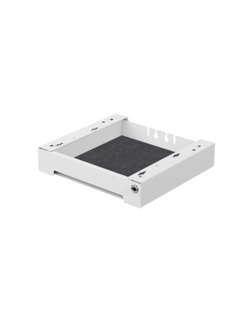 SmarTray Stahl 75 mm mit Kassette (Großverpackung), weiß - Hettich