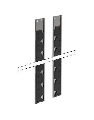 Verriegelungsstange Stop Control Plus, Lochreihe 32, beidseitig, Länge HE 19, links und rechts - Hettich