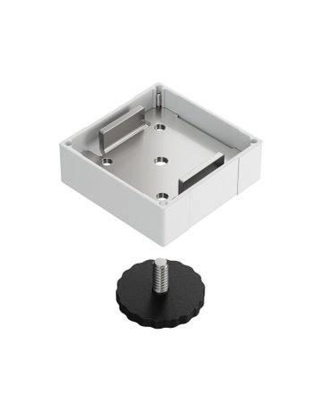 LegaDrive Systems Tischfuß, weiß - Hettich