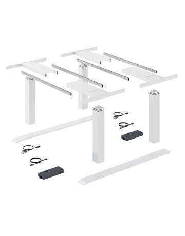 LegaDrive Systems Tischgestell-Set Bench, weiß - Hettich
