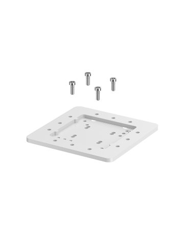LegaDrive Systems Tischbeinanbindung, weiß - Hettich