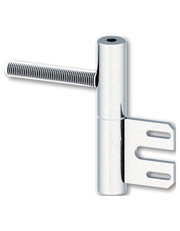 Türband 2-teilig vernickelt 30 kg pro Türblatt S215NI - Aptus