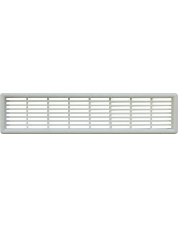 Lüftungsgitter Kunststoff weiss 170 X 41 mm käntig 1501012