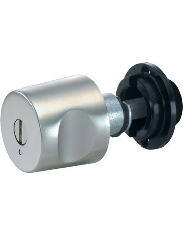 Olive 40 mm D vernickelt 3501 RS mit Zylinder/2 Schl. verschieden Schl. - JuNie