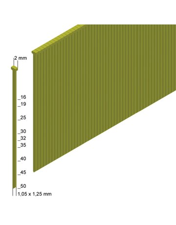 Stauchkopfnägel Typ J J30-CNK HA 1,05 x 1,25 x 30 mm (VE= 5000 St) - PREBENA
