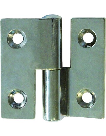 Lappenband vernickelt 40 mm Kröpfung Links - PRÄMETA