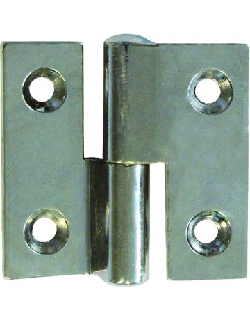 Lappenband vernickelt 40 mm Kröpfung Rechts - PRÄMETA
