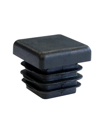 Kunstst-Stopfen fest schwarz 40 x 20 x 3,0 mm - Pulverich