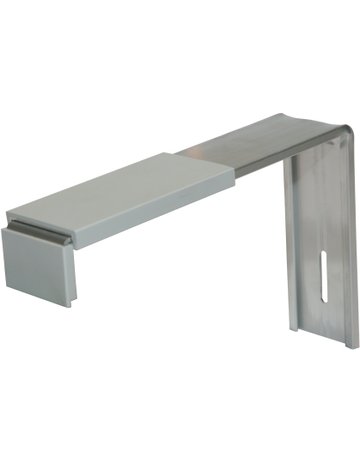 Iso-Halter TG Größe 4 für Fensterbank ausziehbar bis 240 mm
