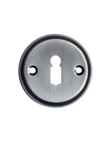 Schlüsselrosette 285 BB ES IV Stahlgrau Ø 60 mm - Scheitter