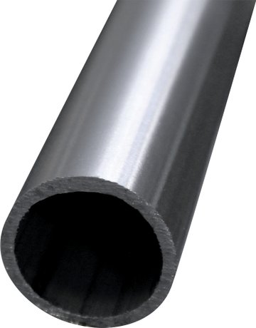 Schrankrohr rund Edelstahl K240 D= 25 x 1,0 mm L= 6000 mm