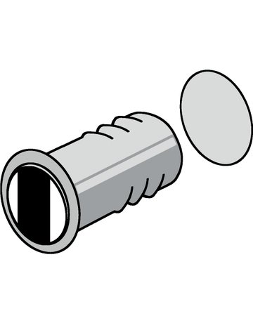 Einbohr-Magnetschnäpper Messing D ca 14 mm CF 12-7 W