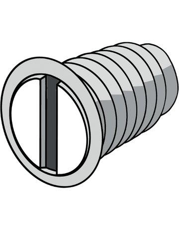 Einbohr-Magnetschnäpper schwarz Ø 8 mm mit Gegenst. IS-1 N W4