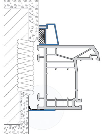 Flachleiste 2,5 mm Schaum mit SK Breite 20 mm für Außen- und Innenbereich - EXTE