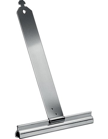 Mini Alu Aufhängeprofilstück mit Feder blank, Länge 135 mm