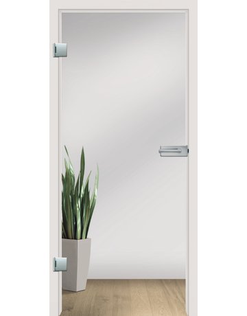Ganzglas Drehtüre Float hell Maße: 2097 x 959 x 8 mm DIN L & R - S/O - Licht & Harmonie