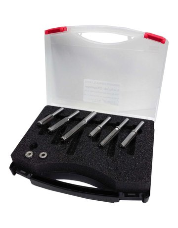 Bündigfräser-Satz HW 6 teilig S=8/12mm Profiqualität - GUHDO